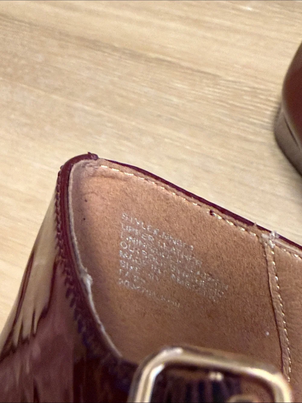 New MADEWELL The Nettie Heeled Mary Jane in Cabernet Patent Leather, W 9.5 NWOB